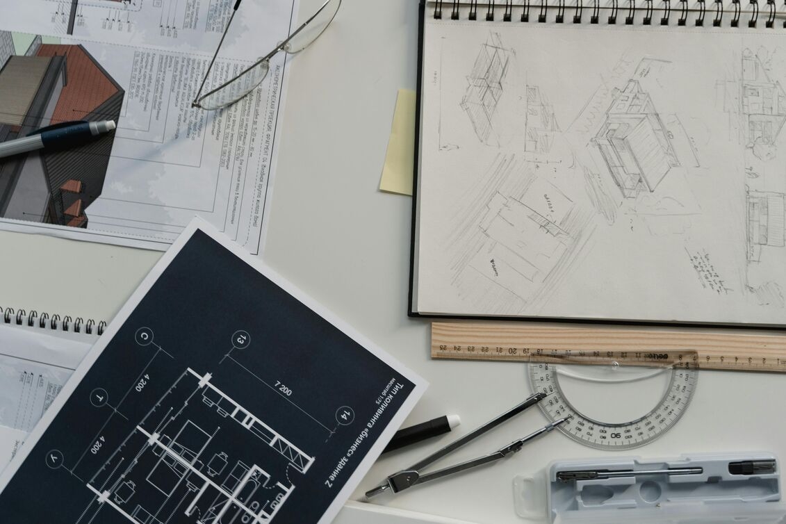 Engineering technical drawing services including structural MEP drafting and BIM modeling coordination
